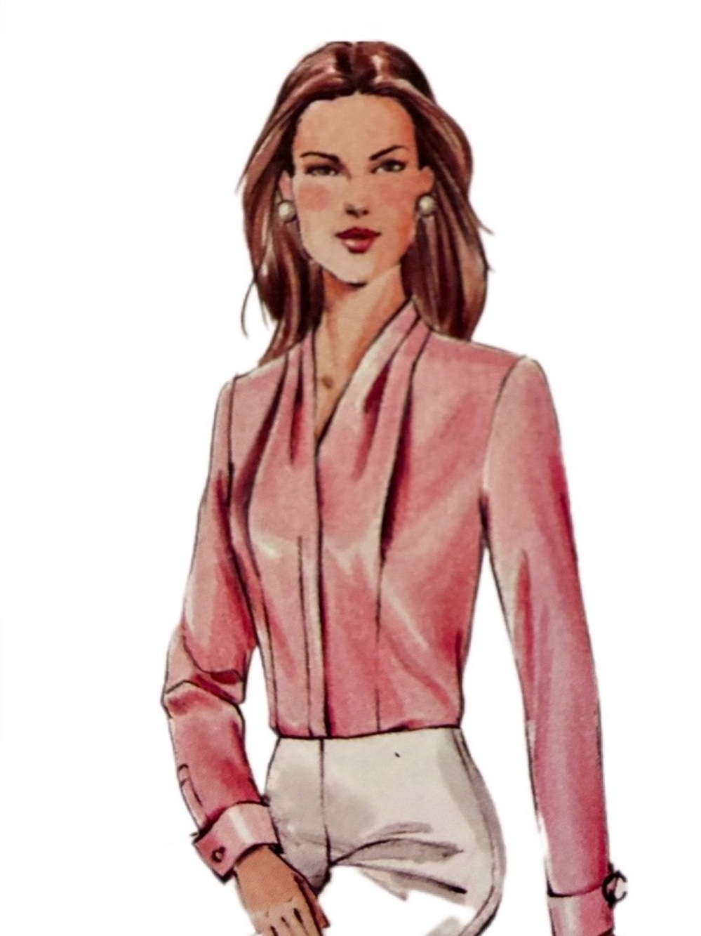 Vogue Basic Design 7906 set of women’s blouses uncut